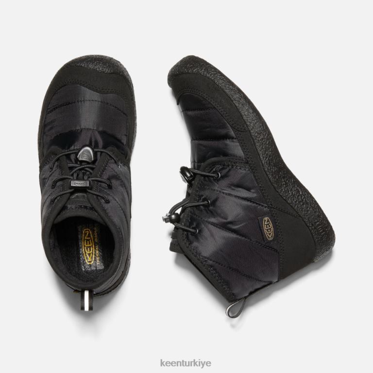 Keen 8L2D2314 öne çıkan eski \'howser ii su geçirmez chukka siyah